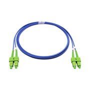 Armoured Fibre Optic Duplex OS2 Singlemode LSZH Patch Cable