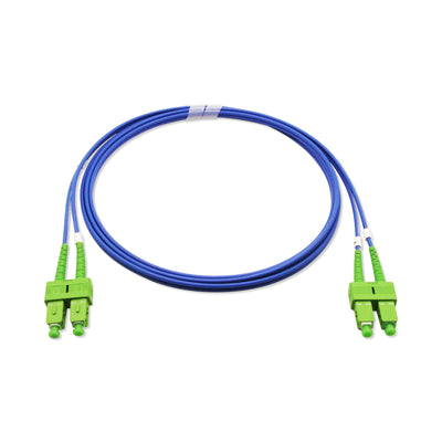 Armoured Fibre Optic Duplex OS2 Singlemode LSZH Patch Cable