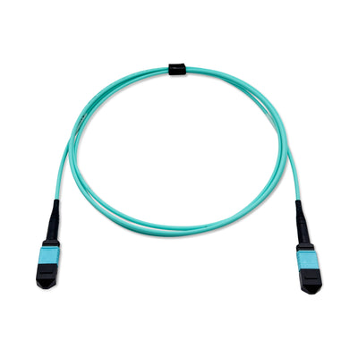 Fibre Optic OM4 Multimode, 12-fibre, MPO to MPO Female Patch Cable