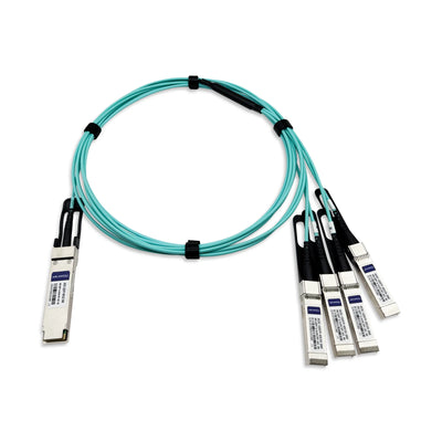 40GBASE QSFP to 4 x 10G SFP+ AOC Breakout Active