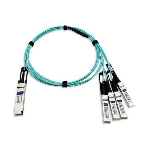 40GBASE QSFP to 4 x 10G SFP+ AOC Breakout Active