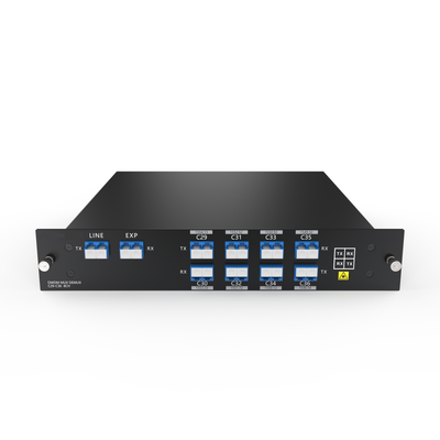 LGX2 Dual Fiber 8CH DWDM MUX/DEMUX with Monitor and 1310nm EXP Ports, LC/UPC, IL<1.5 (Available range: CH21-60)
