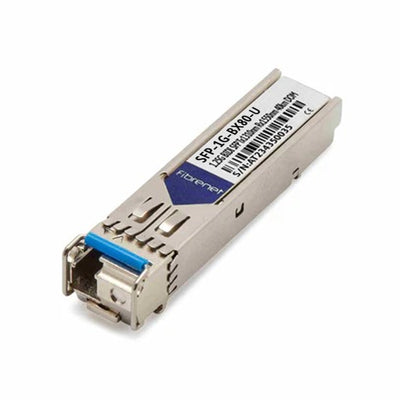 1.25G BIDI SFP, Tx: 1490nm DFB, Rx: 1550nm, 80km, DOM