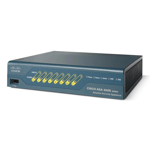 ASA5505-K8-RF - ASA 5505 Appliance w/SW, 10 Users, 8 pts, DES REMANUFACTURED - ASA5505-K8